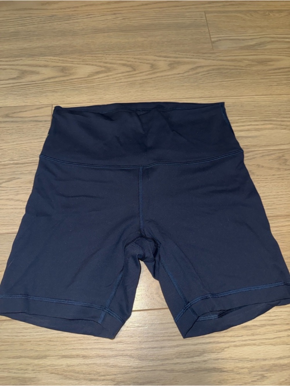 lululemon athletica High-Waist Bike Shorts in Navy Blue